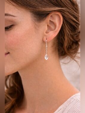 Elegant Crystal Drop Earrings